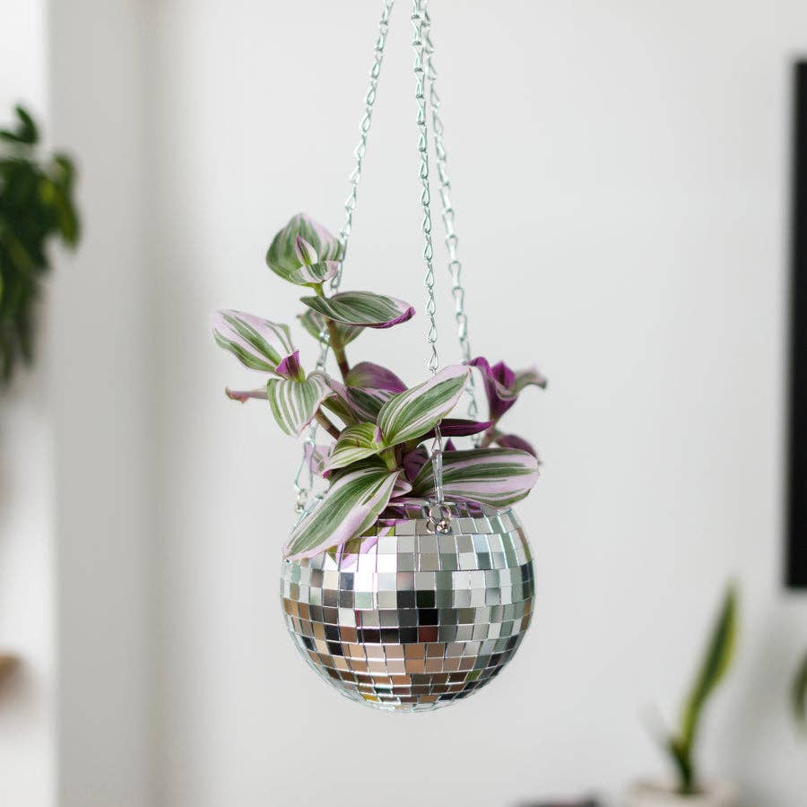 Disco Ball Hanging Planter 6-inch | Home & Lifestyle Gift