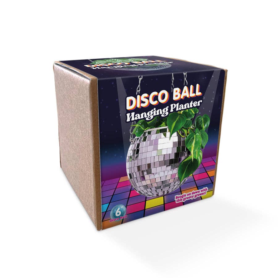 Disco Ball Hanging Planter 6-inch | Home & Lifestyle Gift
