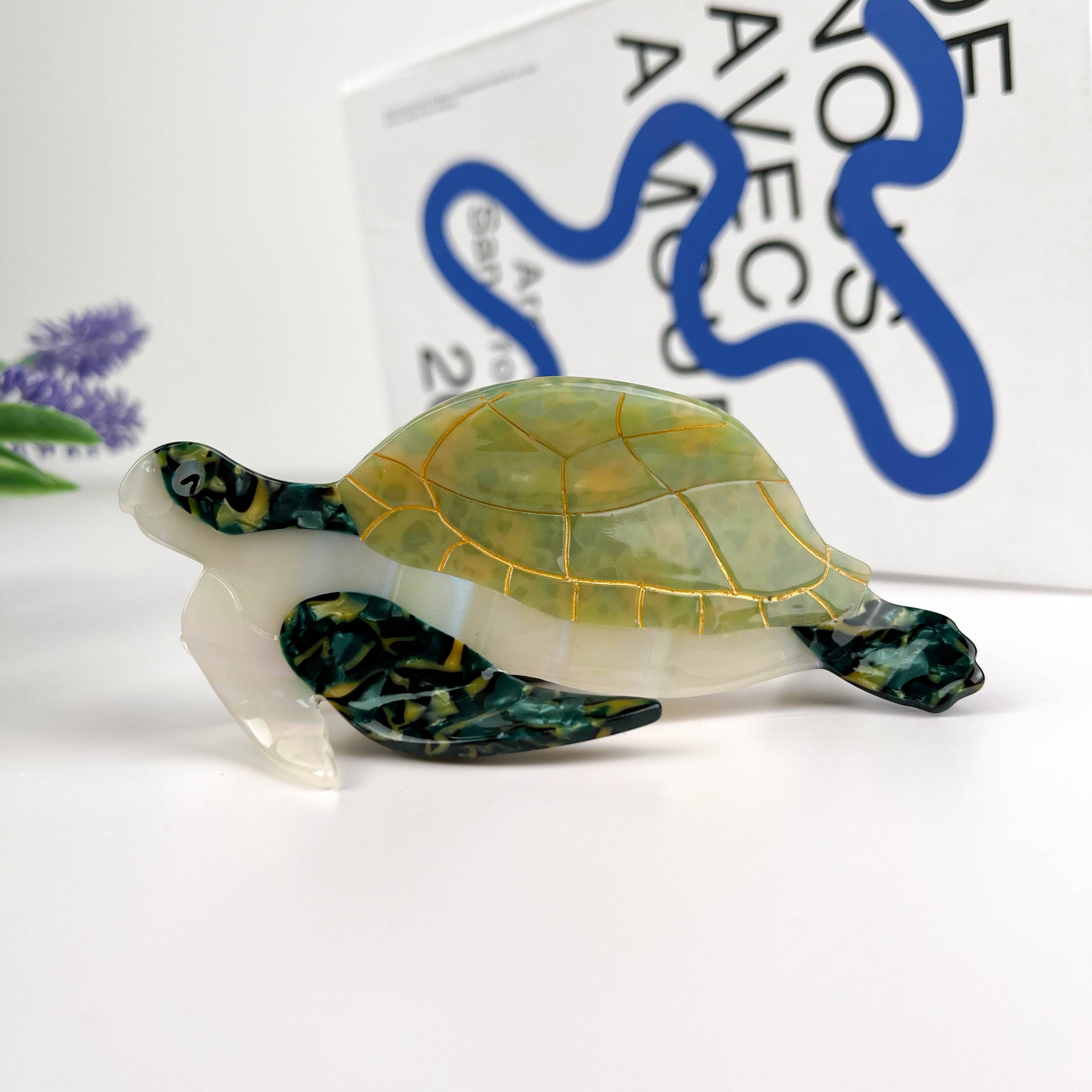 Turtle Hair Clip,Animal Claw Clip