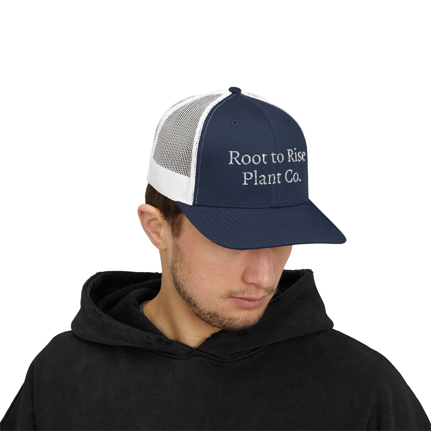 Root to Rise Plant Co. Trucker Cap — Snapback Hat