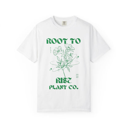 Root to Rise botanical illustration T-Shirt | plant company graphic tee