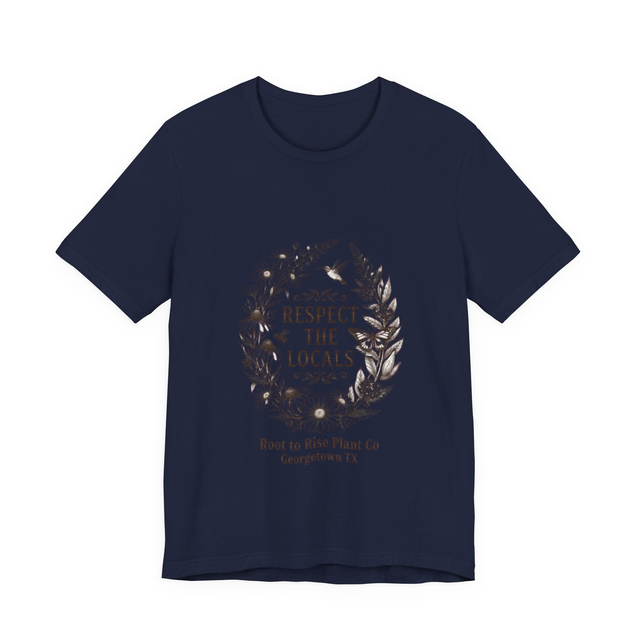 Respect the Locals tee | Vintage National Parks style, wildlife floral graphic