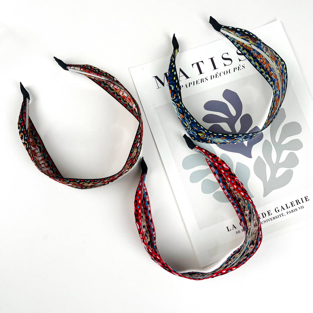 Boho ethnic style embroidered headband