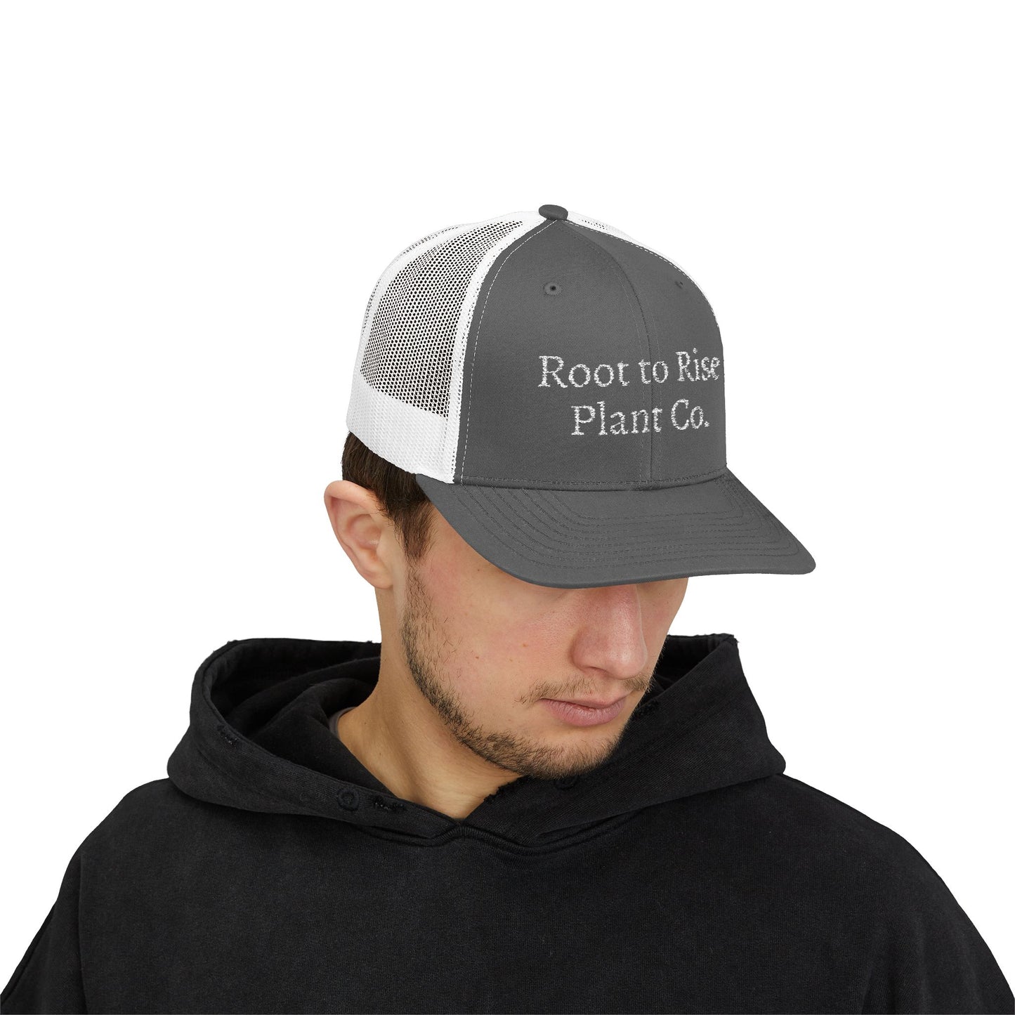 Root to Rise Plant Co. Trucker Cap — Snapback Hat