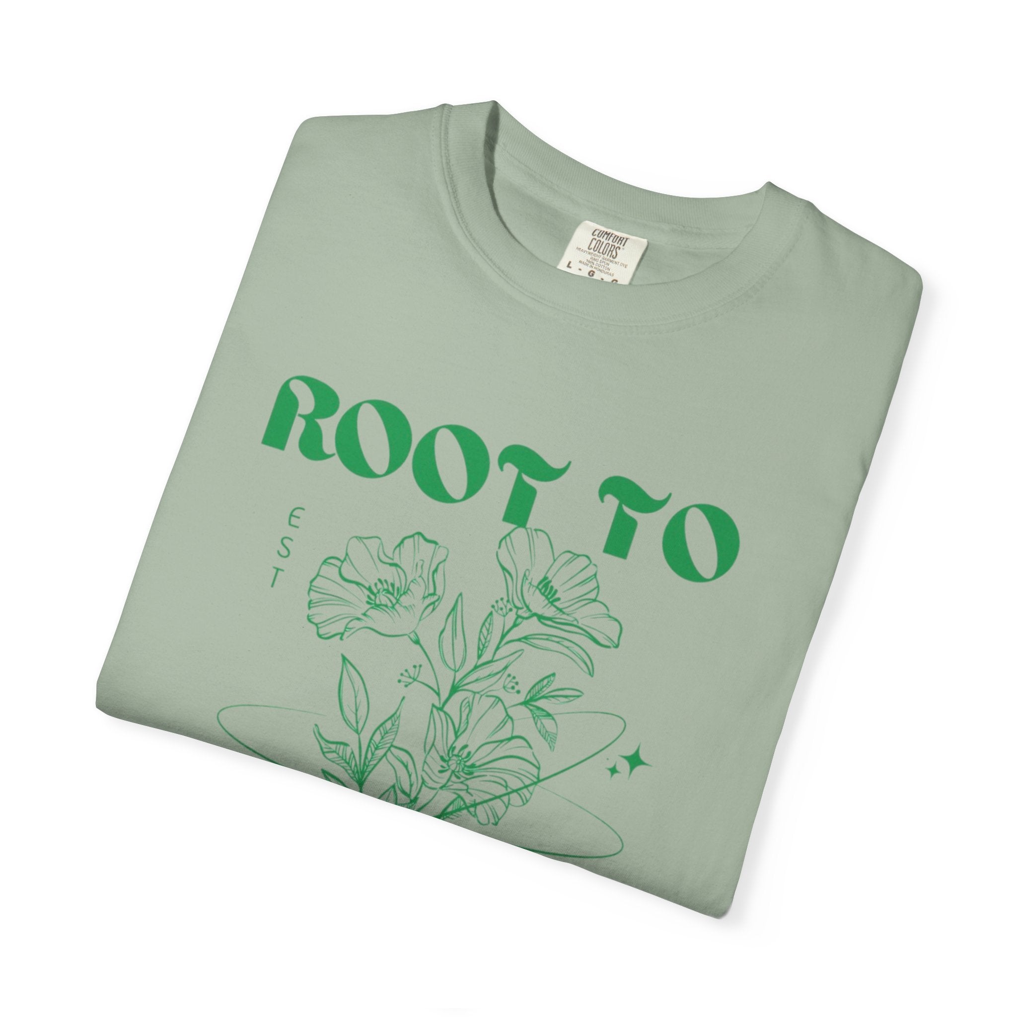 Root to Rise botanical illustration T-Shirt | plant company graphic tee