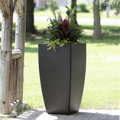 Kobi Planter (32in) styled with plants