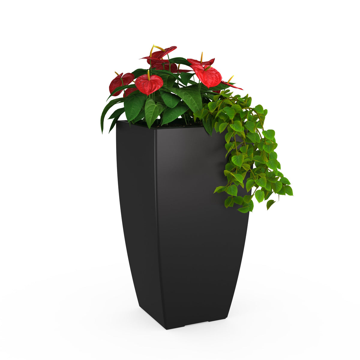 Kobi Planter (38in), black, hero shot