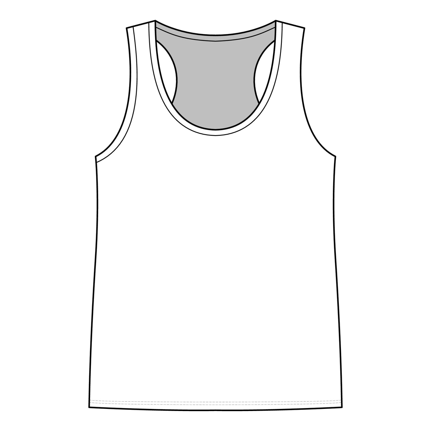 Root to Rise Plant Co. Women's Racerback Tank — Gardening Floral Vintage Graphic