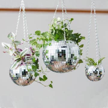 Disco Ball Hanging Planter 6-inch | Home & Lifestyle Gift