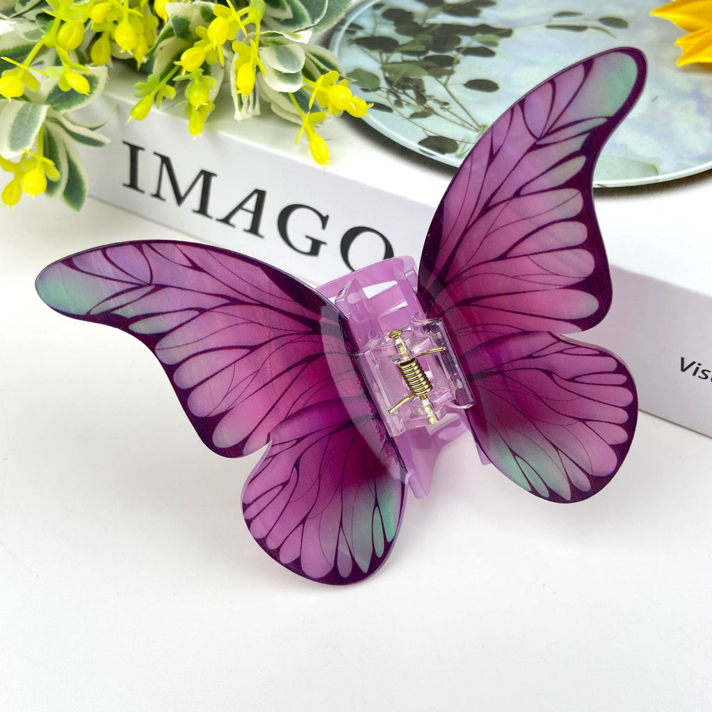 Colorful butterfly hair clips elegant beautiful hair clip