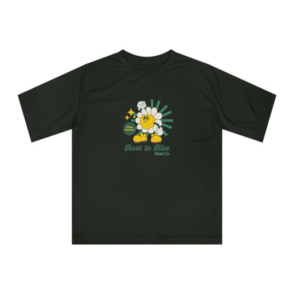 Retro Daisy Tennis T-Shirt — "Fresh to Serve" Performance Tee