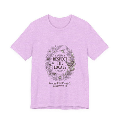 Respect the Locals tee | wildlife floral graphic