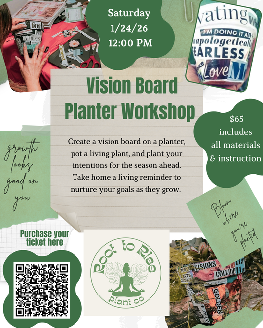 Plant Your Vision Workshop - TICKET