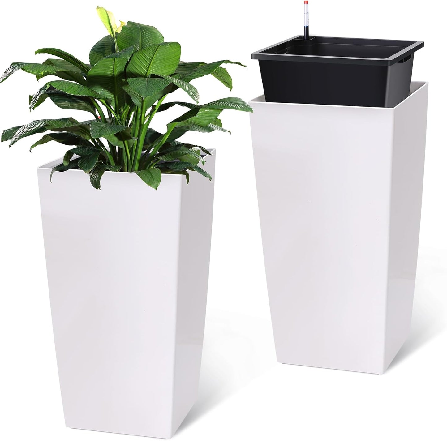 Waller Tall Self Watering Planter - Small and Medium