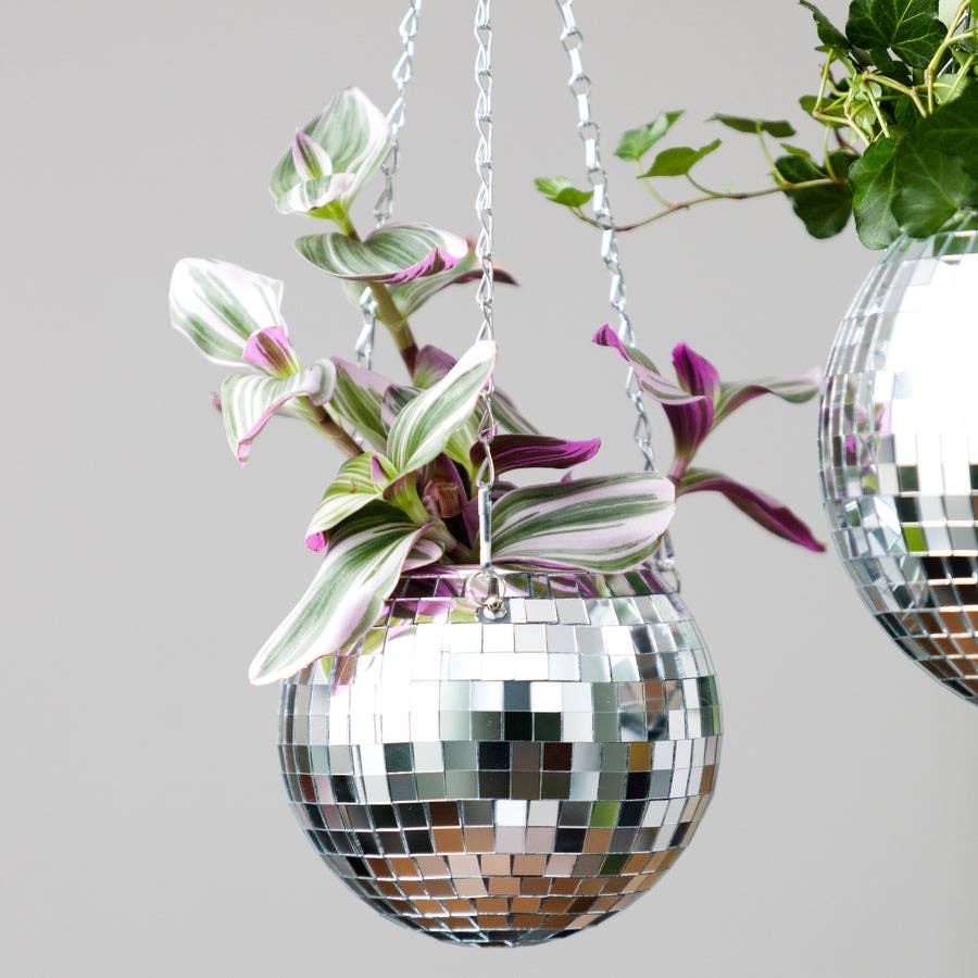 Disco Ball Hanging Planter 6-inch | Home & Lifestyle Gift