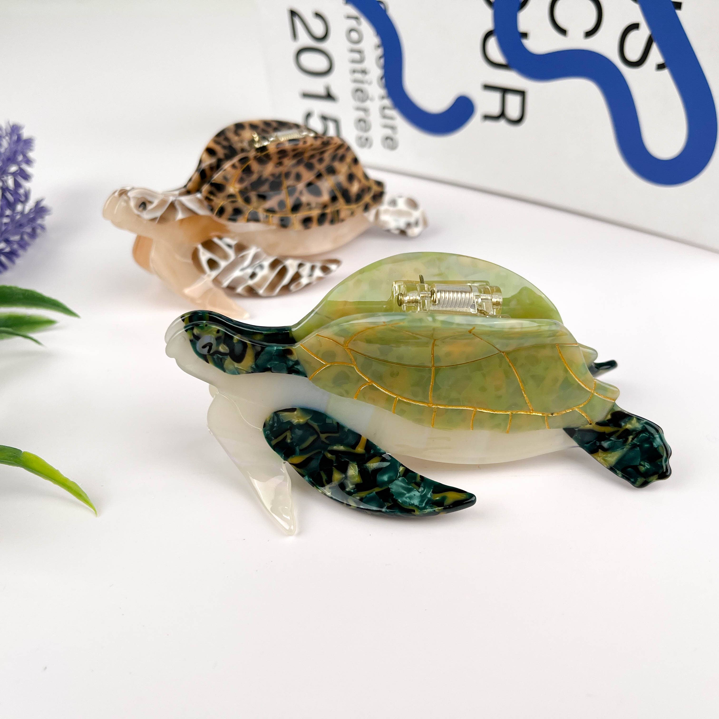 Turtle Hair Clip,Animal Claw Clip