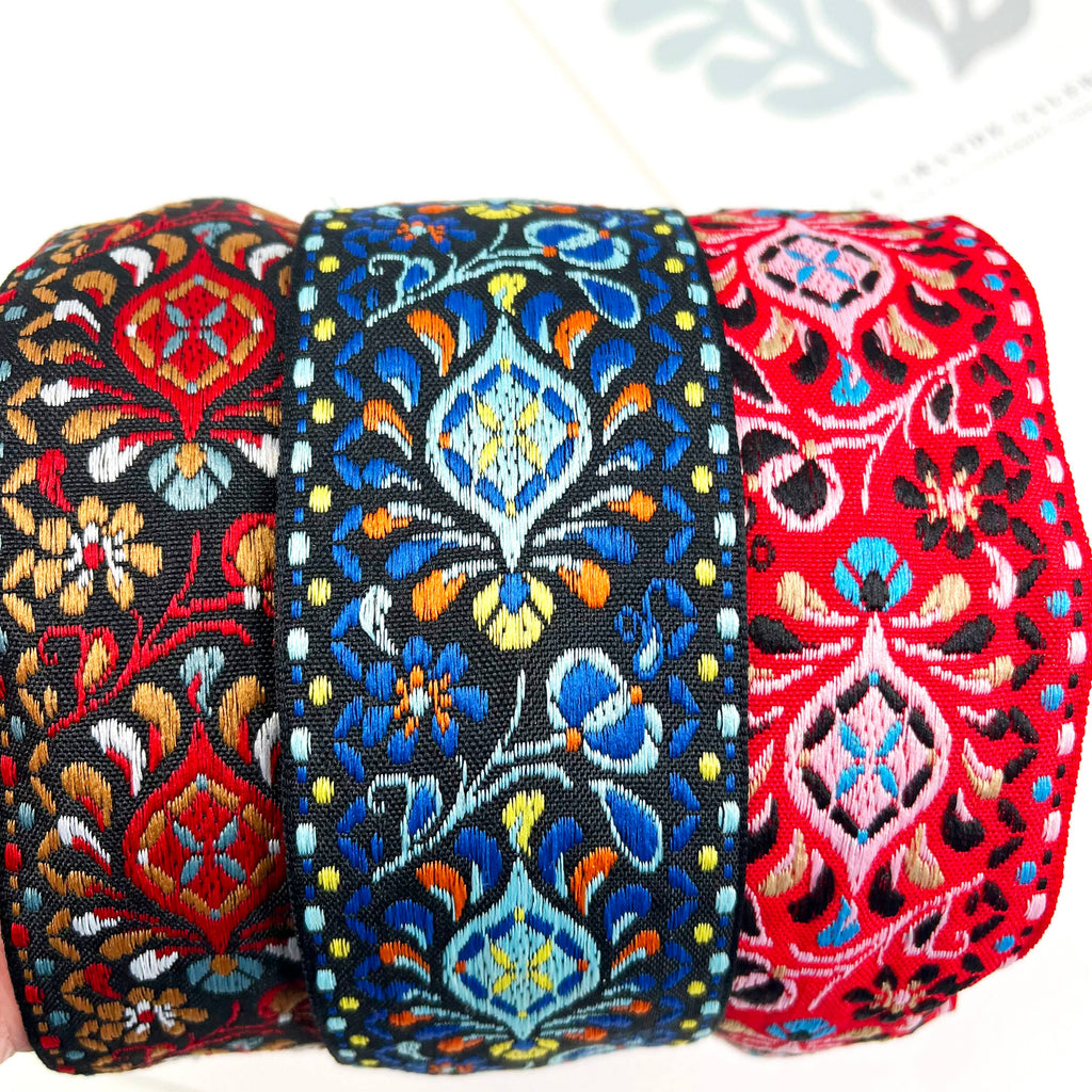 Boho ethnic style embroidered headband